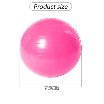 Yoga Balance Ball Fitness Shaping Sitting Ball 75cm (Pink)
