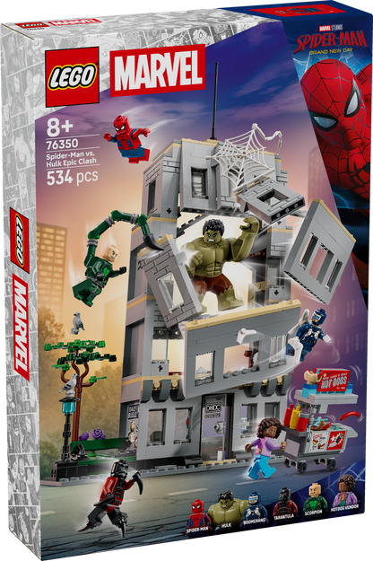 LEGO Marvel: Spider-Man vs. Hulk Epic Clash (76350)
