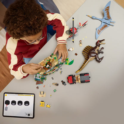 LEGO Jurassic World: Spinosaurus and Quetzalcoatlus Air Mission (76976)