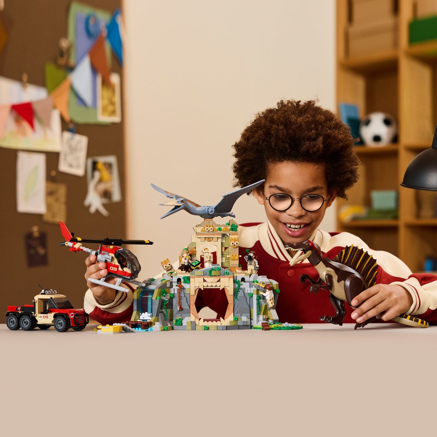 LEGO Jurassic World: Spinosaurus and Quetzalcoatlus Air Mission (76976)