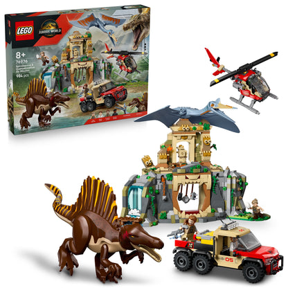 LEGO Jurassic World: Spinosaurus and Quetzalcoatlus Air Mission (76976)