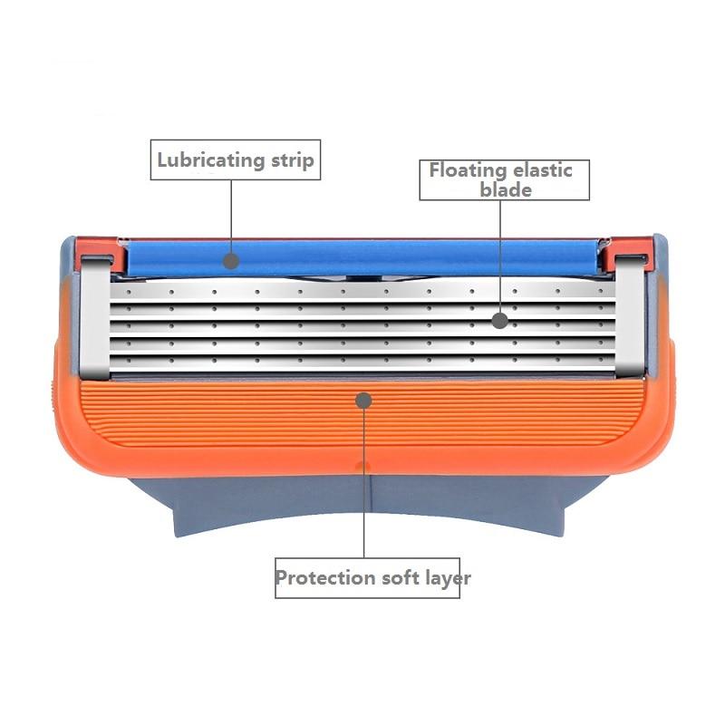 Replacement for Gillette Fusion Power Men's Razor Blade
