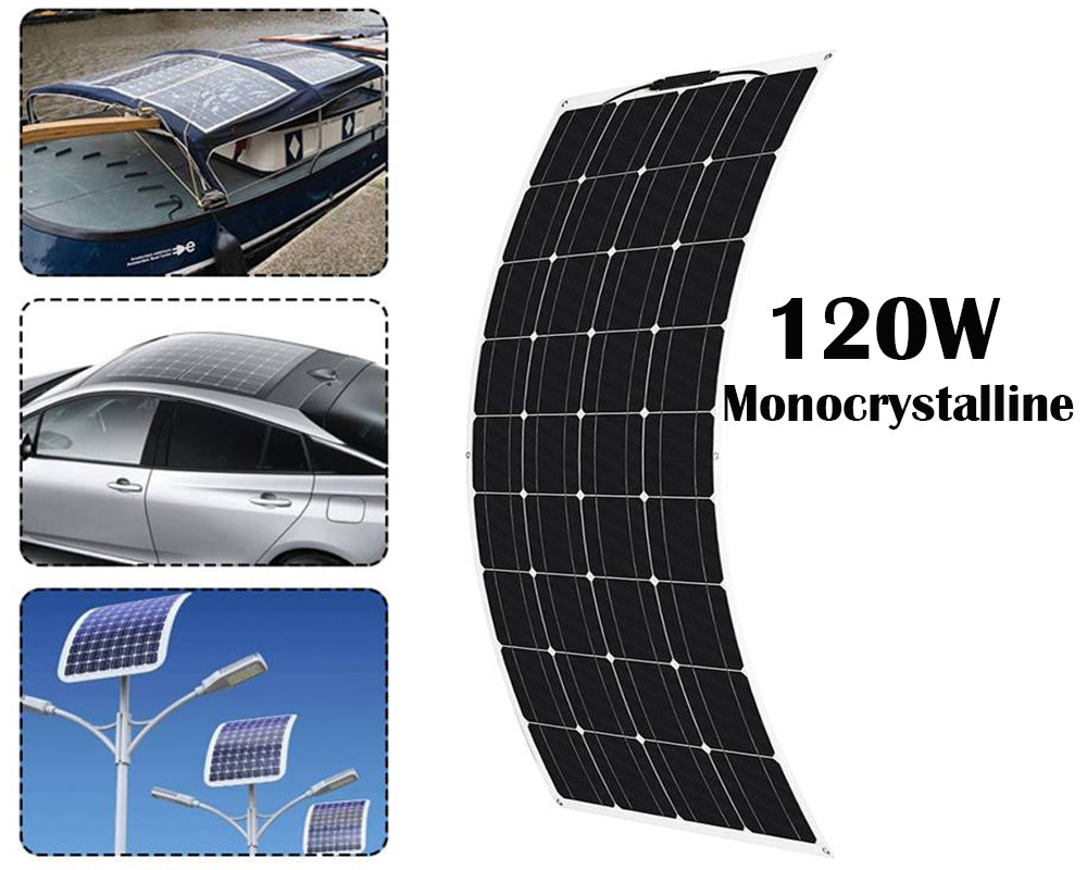120W Solar Panel with Solar Controller