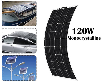 120W Solar Panel with Solar Controller