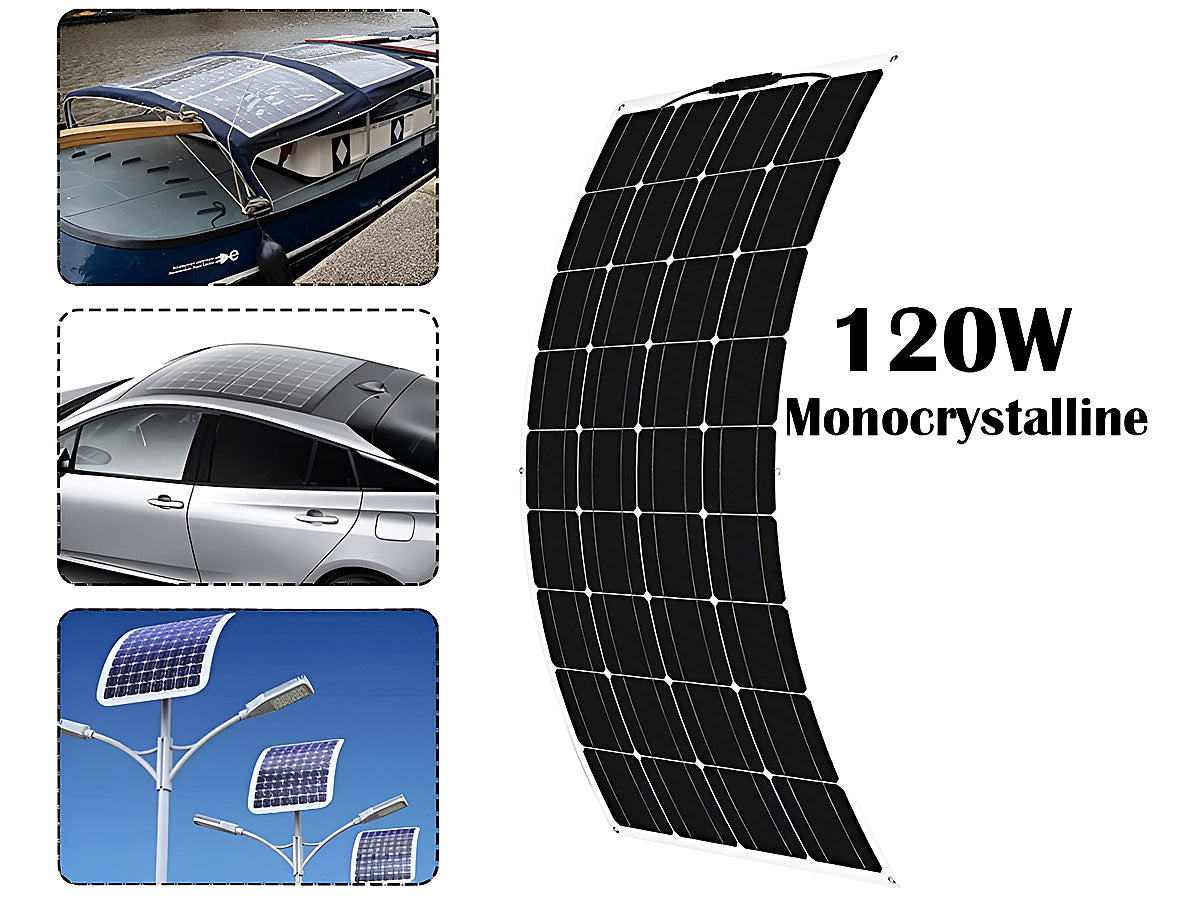 120W Solar Panel with Solar Controller