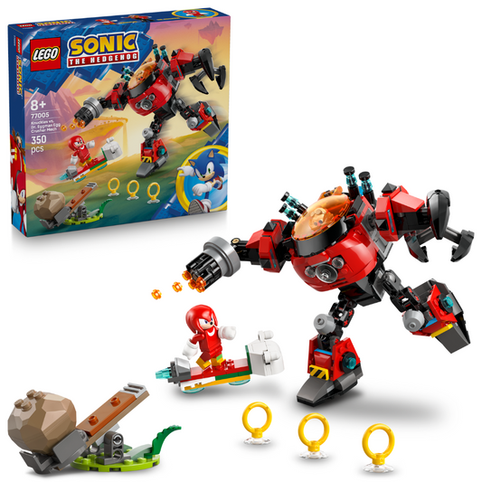 LEGO Sonic the Hedgehog: Knuckles vs. Dr. Eggman Egg Crusher Mech (77005)