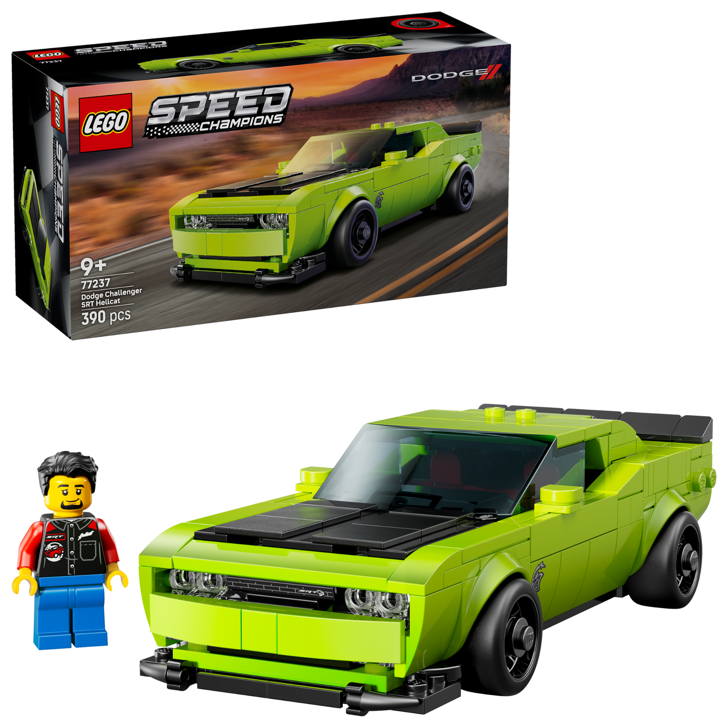 LEGO Speed Champions: Dodge Challenger SRT Hellcat Sports Car (77237)