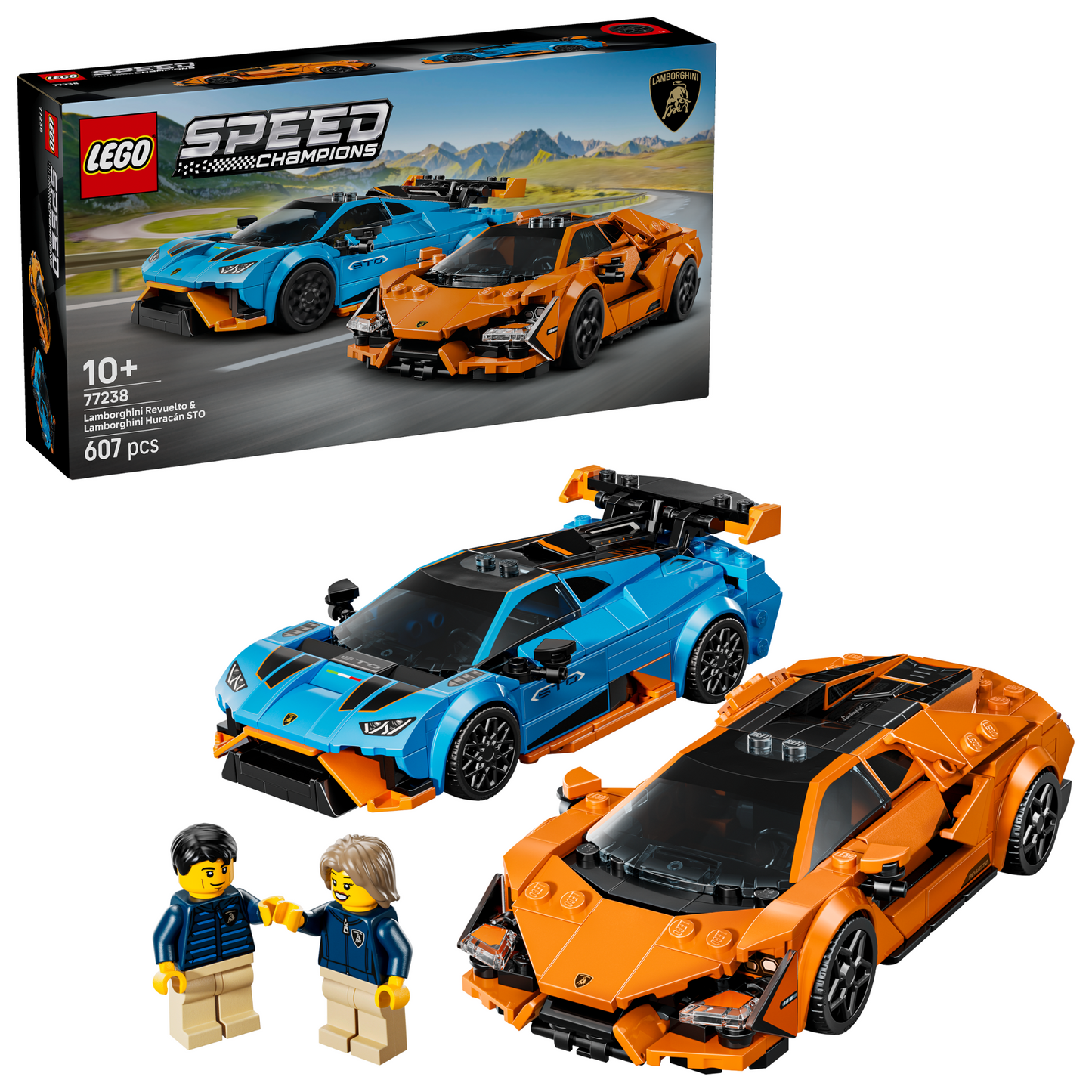 LEGO Speed Champions: Lamborghini Revuelto & Huracan STO (77238)