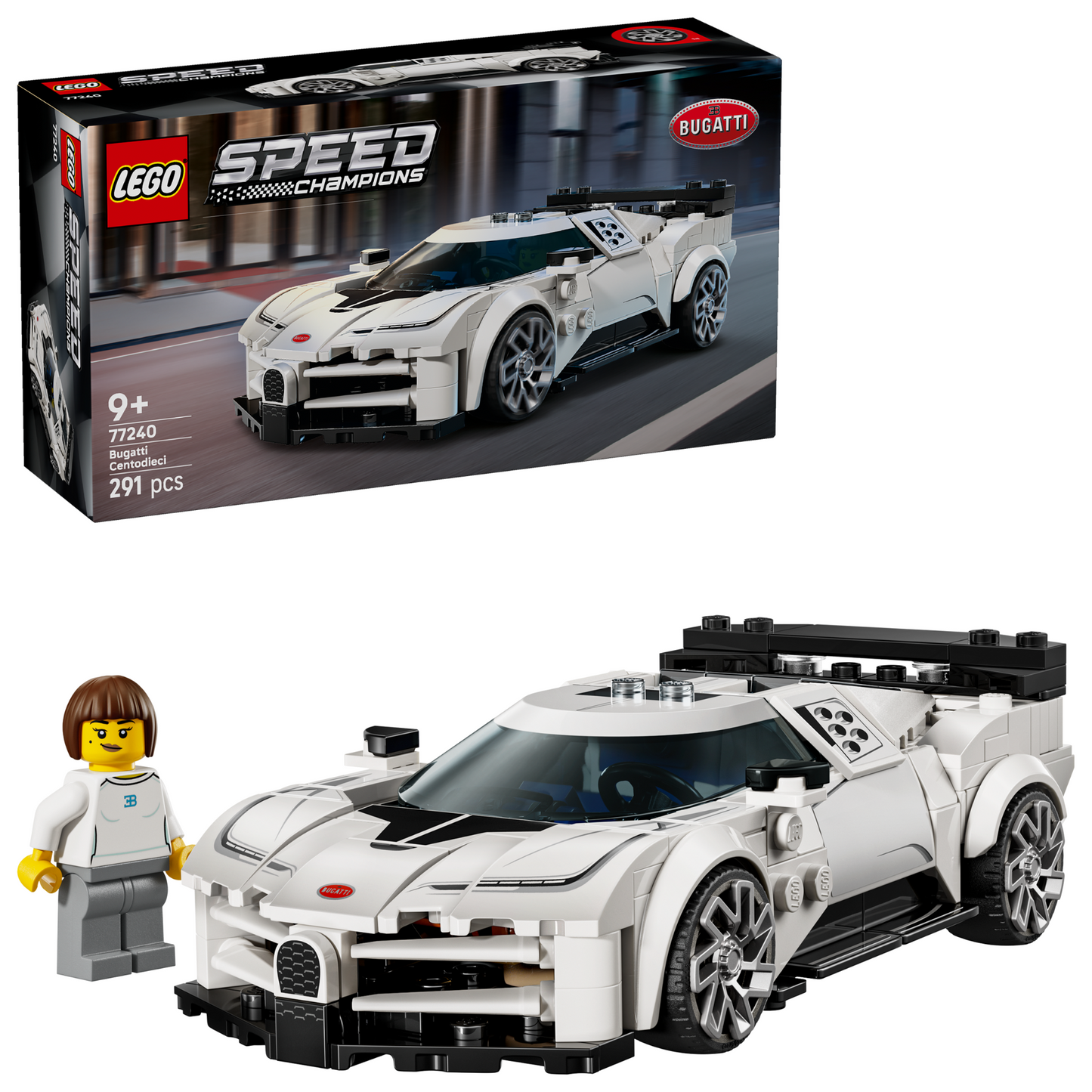 LEGO Speed Champions: Bugatti Centodieci Hyper Sports Car (77240)