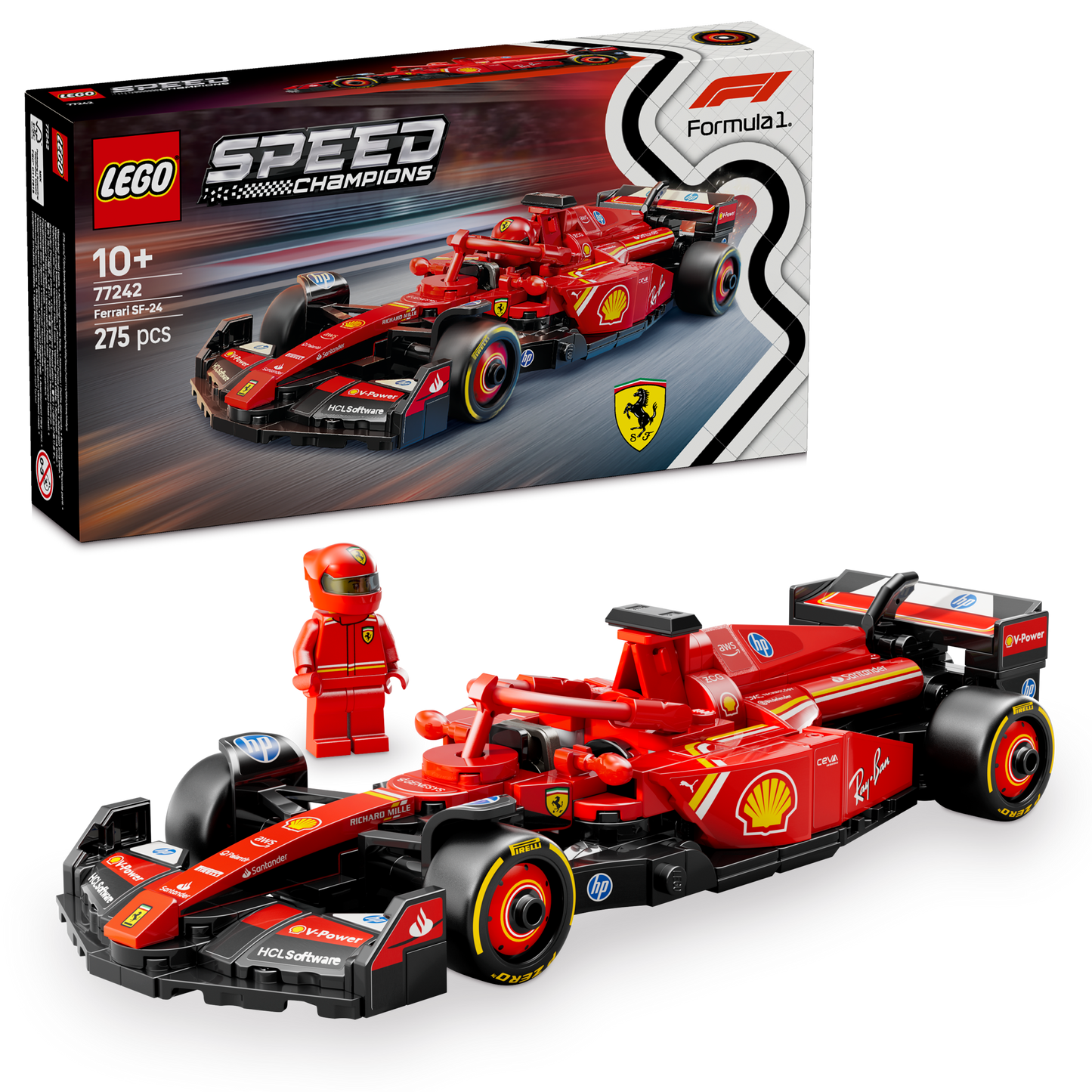 LEGO Speed Champions: Ferrari SF-24 F1 Race Car (77242)