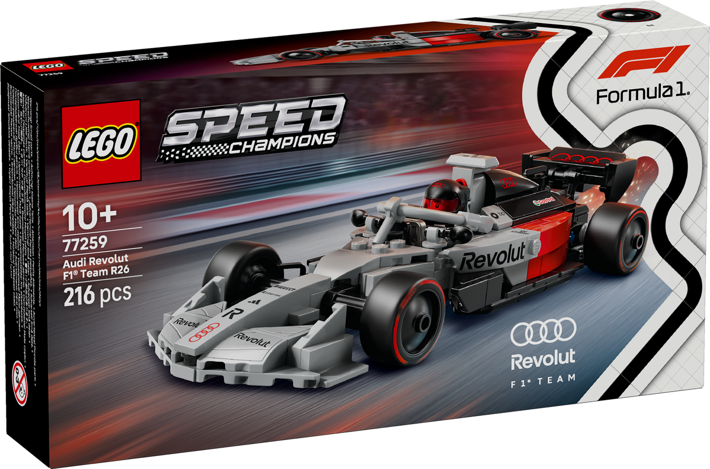 LEGO Speed Champions: Audi Revolut F1 Team R26 Race Car (77259)