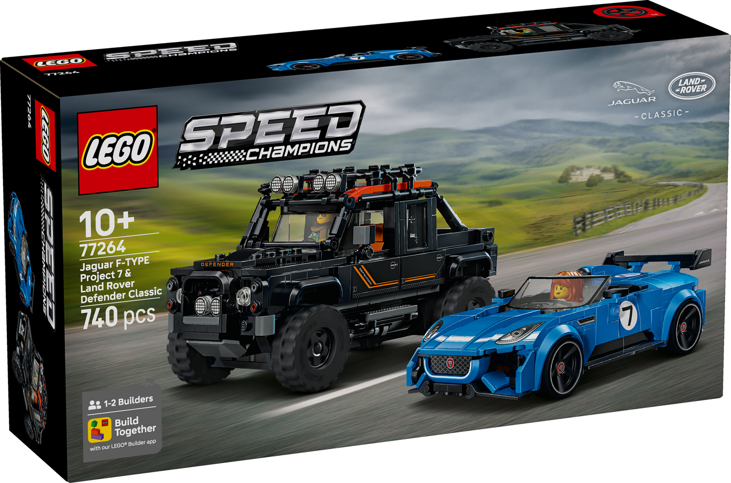 LEGO Speed Champions: Jaguar Project 7 and Land Rover Defender (77264)