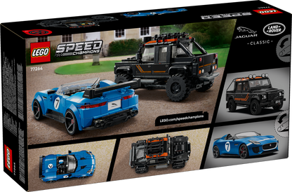 LEGO Speed Champions: Jaguar Project 7 and Land Rover Defender (77264)