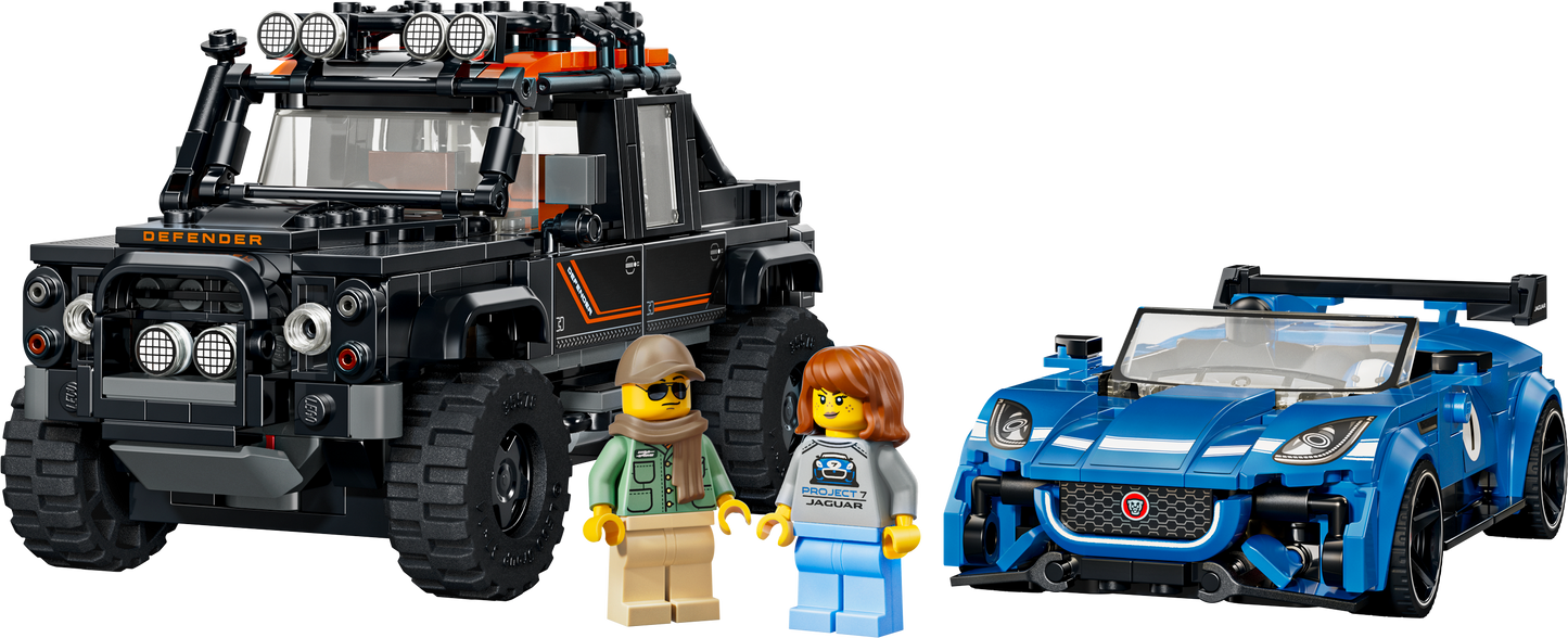 LEGO Speed Champions: Jaguar Project 7 and Land Rover Defender (77264)