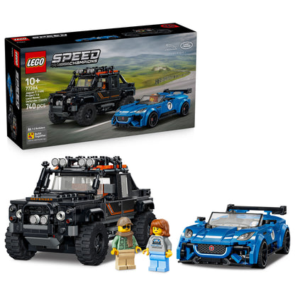 LEGO Speed Champions: Jaguar Project 7 and Land Rover Defender (77264)