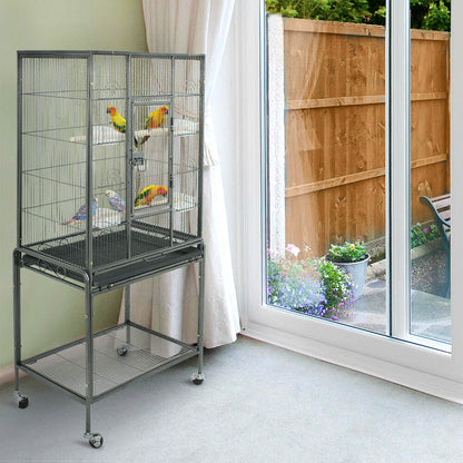 Bird Cage Parrot Aviary Perch Carrier