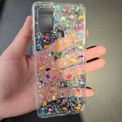 Blink Stone Back Shockproof Compatible with Samsung A21s 2020 Case
