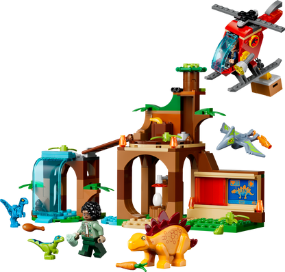 LEGO Jurassic World: Velociraptor Stegosaurus and Pteranodon Rescue (77981)