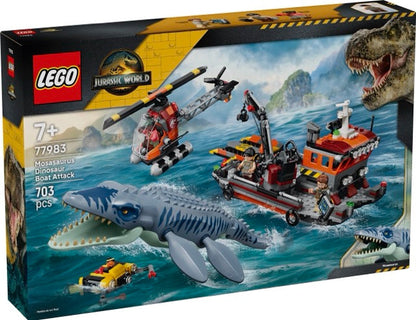 LEGO Jurassic World: Mosasaurus Dinosaur Boat Attack (77983)