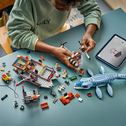LEGO Jurassic World: Mosasaurus Dinosaur Boat Attack (77983)