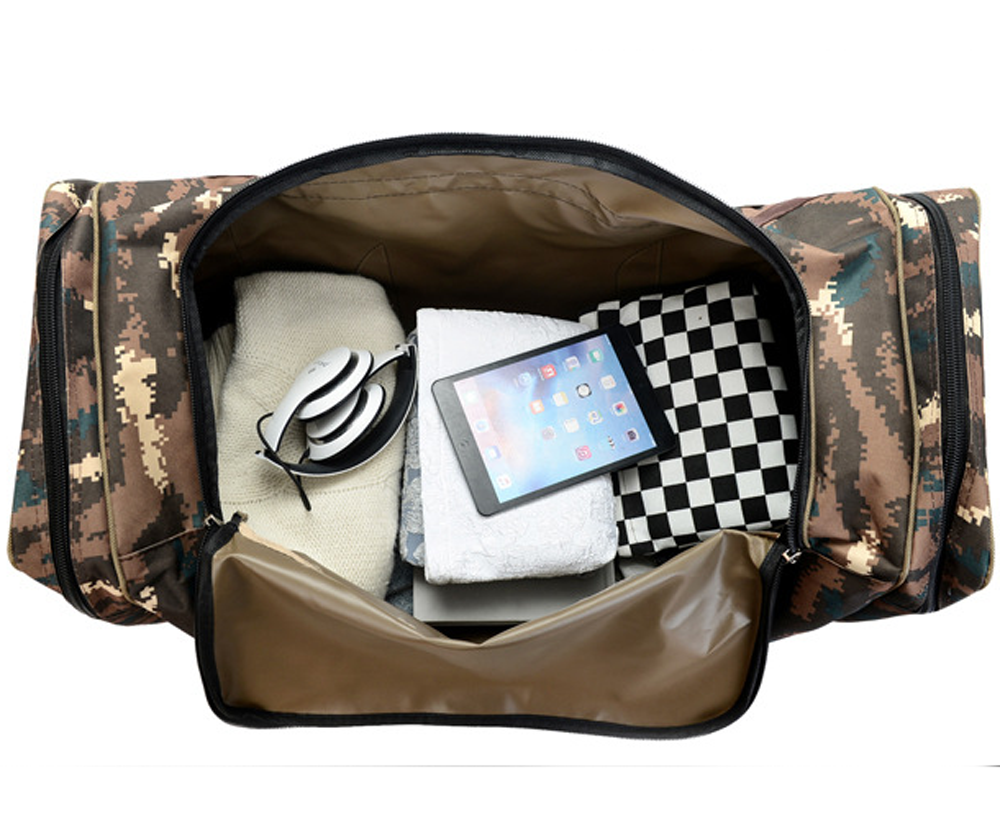 Large 79L Duffel Tote Travel Bag - Camouflage Weekend Luggage KX59401