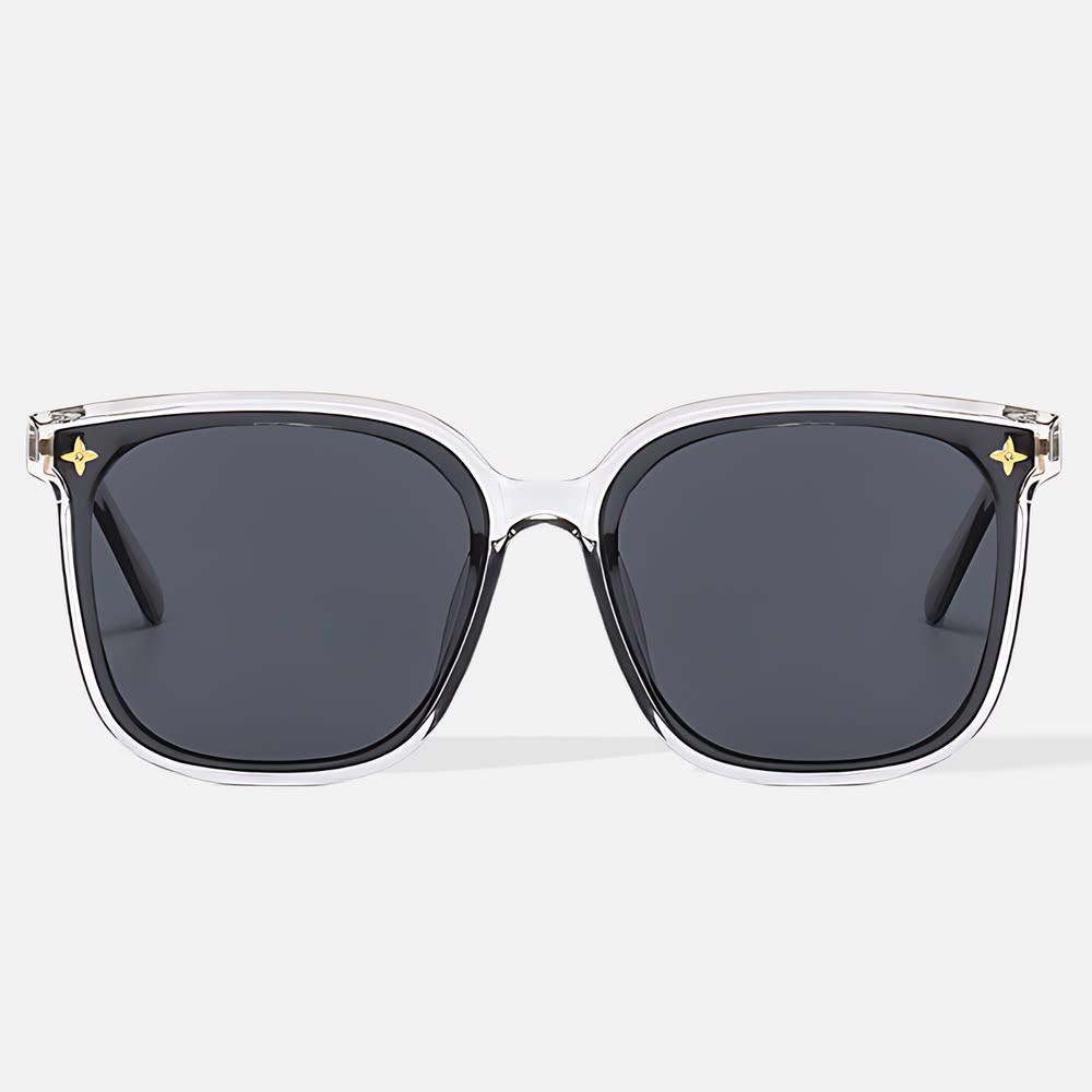 ECOTREK Women’s Oversized Sunglasses – UV400 Retro Square Fashion Shades