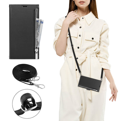 Suitable for Phone Hanman Mich Series Leather Crossbody Wallet Flip Case
