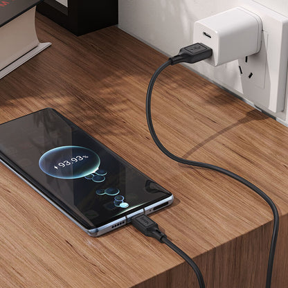 Hoco Cool Silicone USB-A to Type-C Charging Data Cable X90