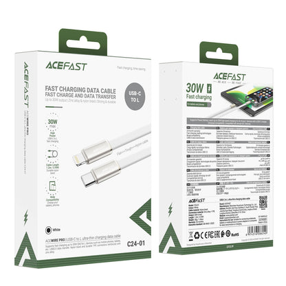 Acefast Type-C to Lightning Braided Nylon Charging Data Cable 1.2m C24-01