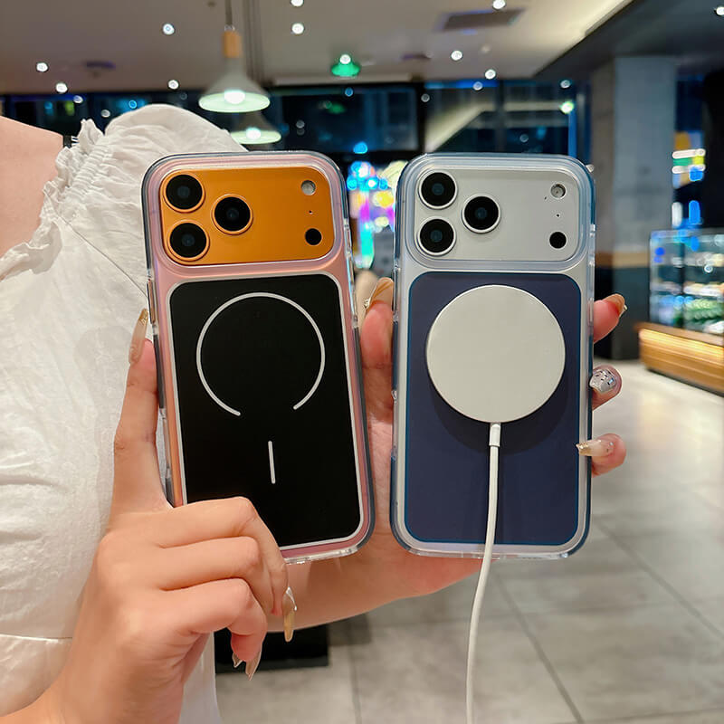 Compatible with iPhone 17 Aurora Pure Series Magsafe Phone Case