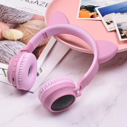 Hoco Bluetooth Cat Ear Wireless Headset LED Light W27