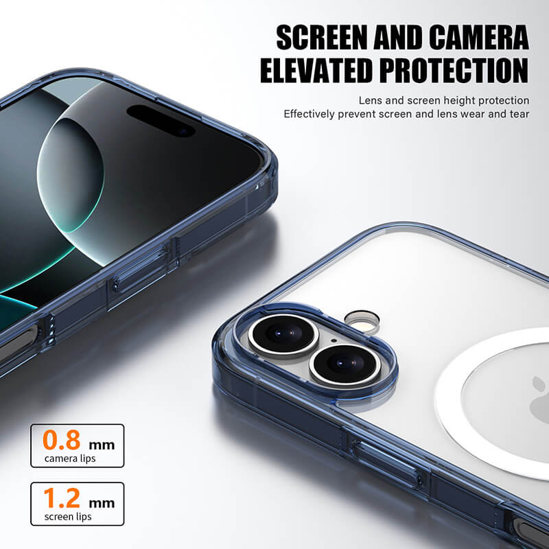 Aurora Magnetic Series Crystal Transparent Compatible with iPhone 17 Case
