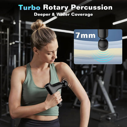 Mobie 3 in 1 Professional Massage Gun with Extendable Handle for Full Body Reach M8S