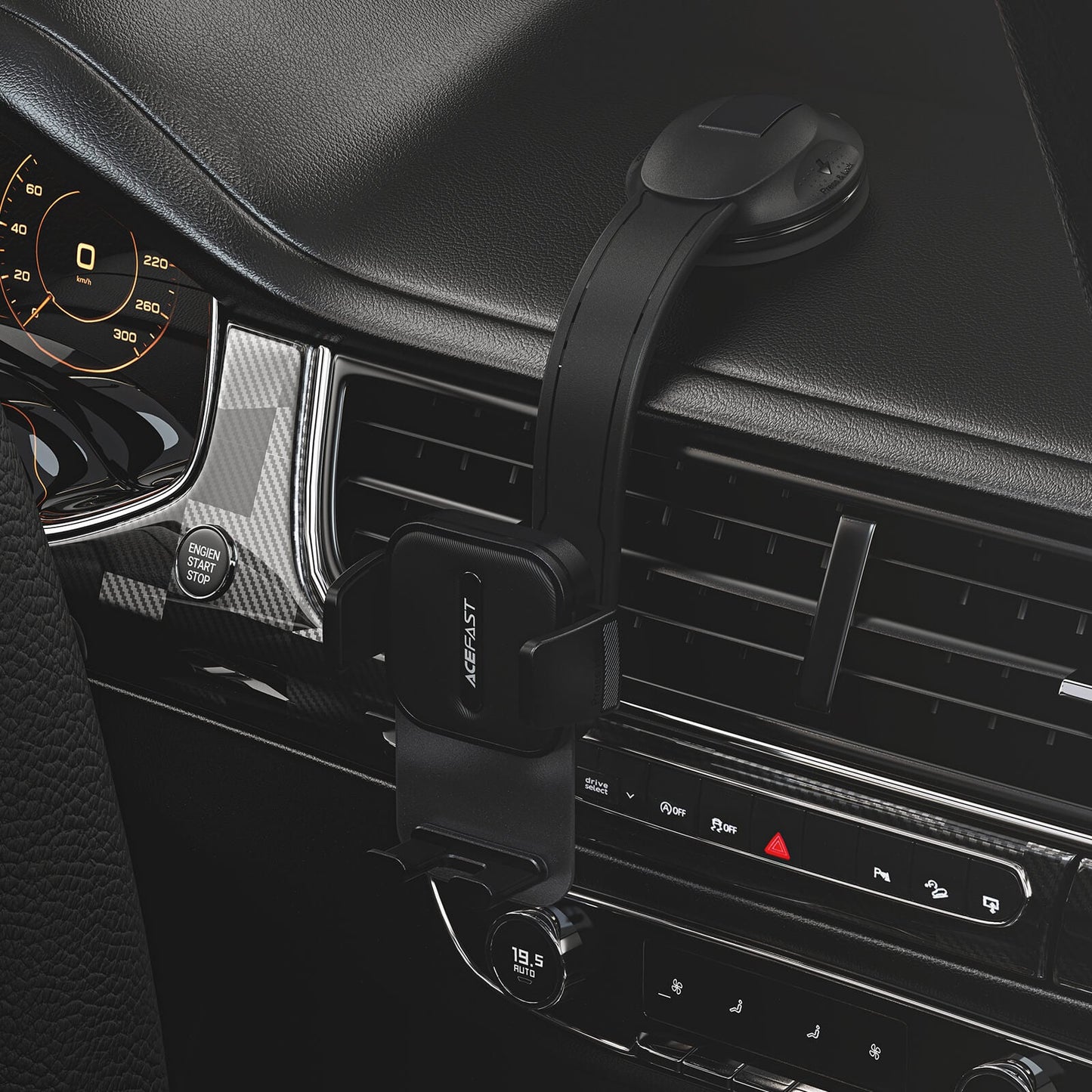 Acefast Three-Axis Linkage Car Mount Phone Holder D26