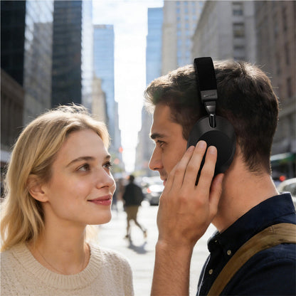 Acefast Hybrid ANC -52dB Noise Cancelling 80H Playback Bluetooth 6.0 Wireless Headphones H14