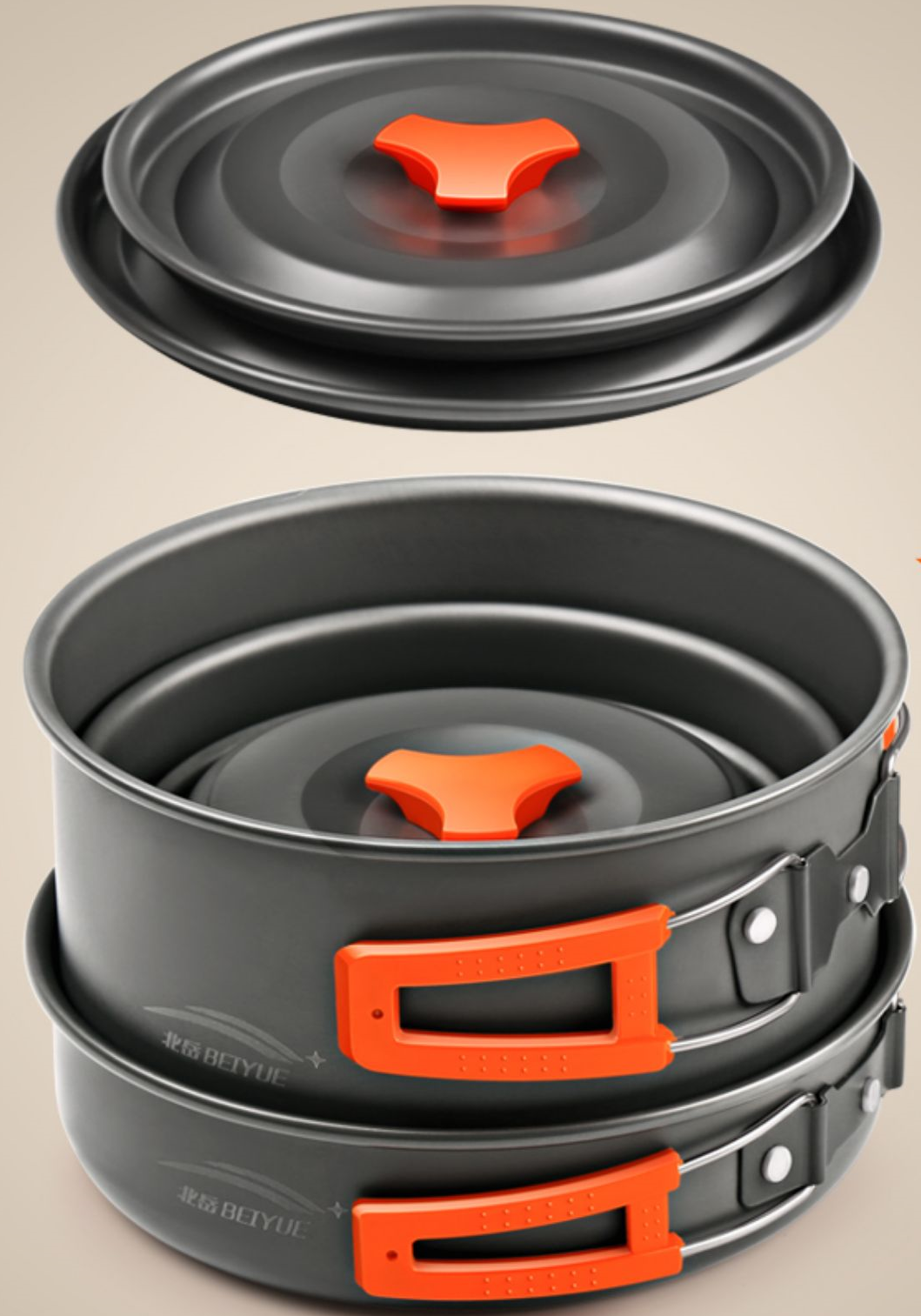 Outdoor Cookware Set - Camping Cookware Ideal for 3-4 people
