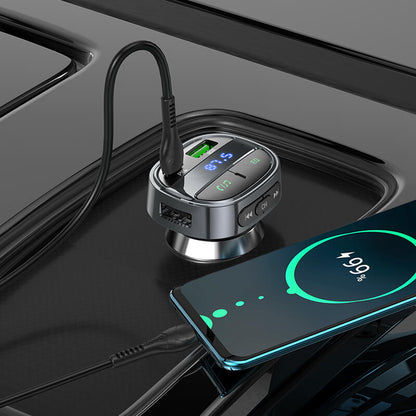 Hoco PD30W+QC3.0 In Car Bluetooth Wireless FM transmitter E70
