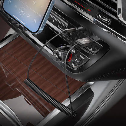 Hoco E78 Benefit In Car AUX Bluetooth Audio Receiver with Cable E78