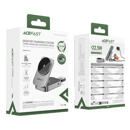 Acefast Foldable Desk 3-in-1 Magnetic Qi Wireless Charging Stand E22