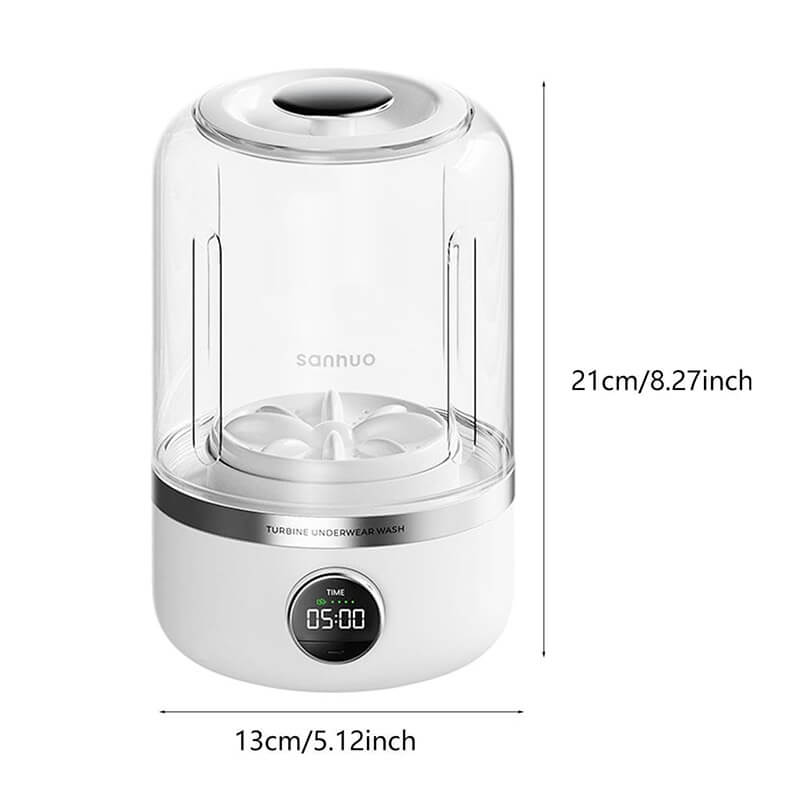 Mobie 1L Mini Wireless Portable Washing Machine For Bra Underwear Socks YE02