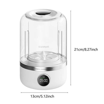 Mobie 1L Mini Wireless Portable Washing Machine For Bra Underwear Socks YE02