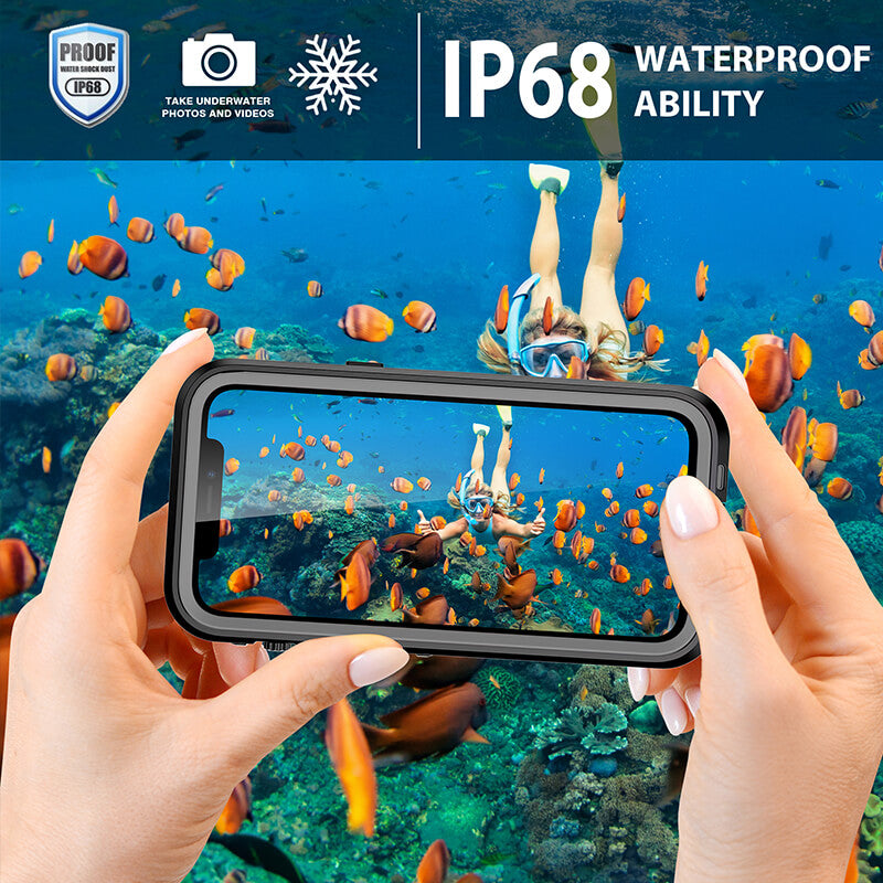 Suitable for Phone Models Redpepper IP68 Waterproof Anti-Fall 2M Submersion Ultimate Protection Case