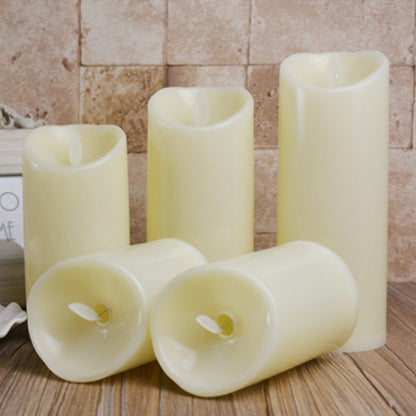 5PCS Flameless Tea Lights Candles Flickering Tealights with Warm White Light