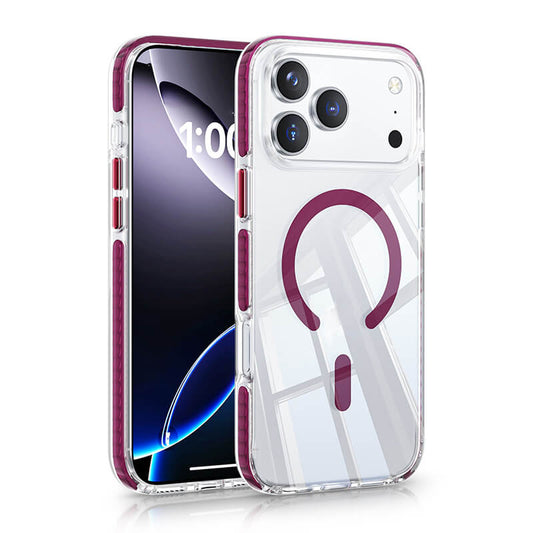 IMD Transparent Magnetic Phone Case Compatible with iPhone 18 Pro Max