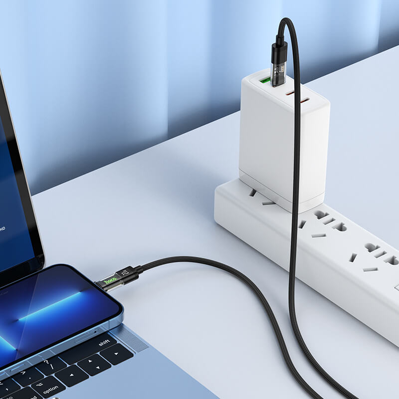 Hoco Transparent Discovery Edition 20W PD Charging Data Cable for iP U116