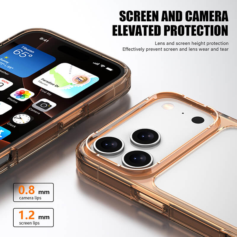 Aurora Series Crystal Transparent Compatible with iPhone 17 Pro Max Case