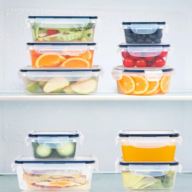 24PCs Plastic Food Storage Containers with Airtight Lids - Leakproof & Freezer