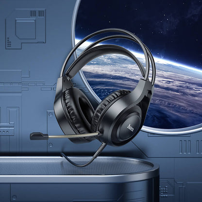 Hoco Tiger 50mm Immersive Gaming Headset with Mic for PC Mobile W106