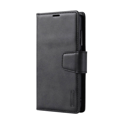 Compatible with Samsung S26 2026 Hanman Miro Leather 2-in-1 Wallet Case with Magnetic Back