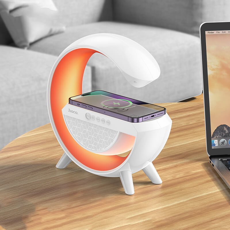 Hoco Smart Ambient Light BT Speaker Wireless Charger DS43